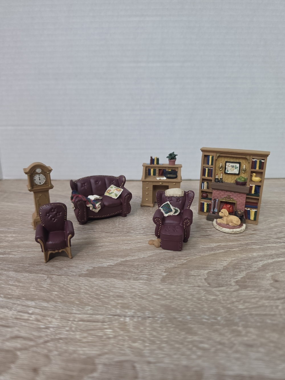 Avon Victorian Memories Living Room  Miniature Furniture Collectible Set 2001
